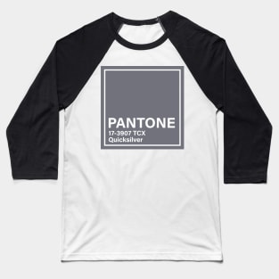 pantone 17-3907 TCX Quicksilver Baseball T-Shirt